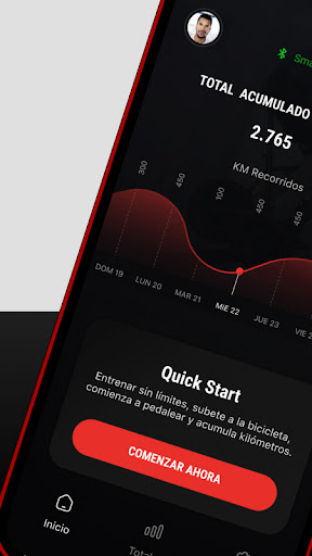 Android application Exercycle Connect screenshort