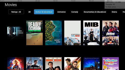 Screenshot of HTC TV MAX
