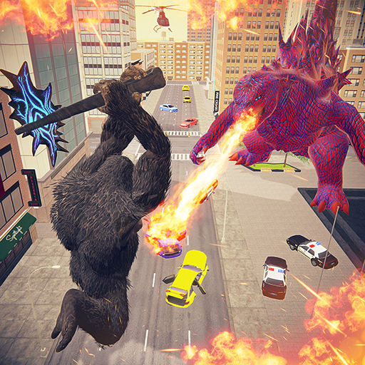 Superhero Kong Vs Mecha Kaiju logo