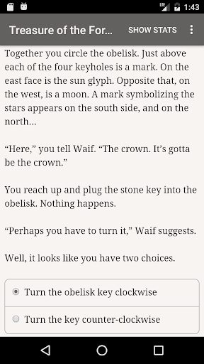 Android application Treasure of the Forbidden City screenshort