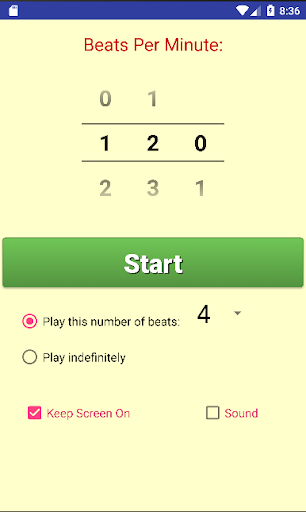 Tempo Helper Screen 2
