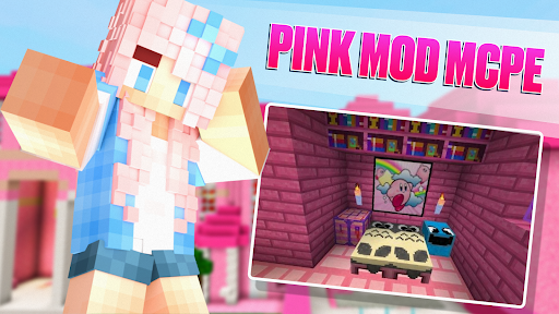 Android application Pink Mod MCPE screenshort