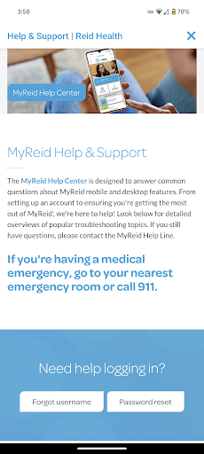 MyReid Screen 2