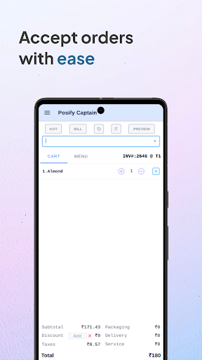 Posify Captain App Screen 3