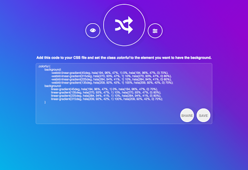 CSS3 Gradient Generator