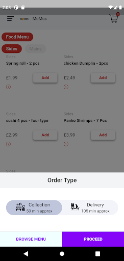 MoMos Screen 2