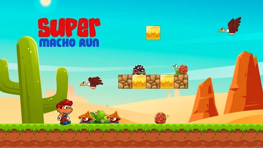 Super Macho Run:Adventure Game
