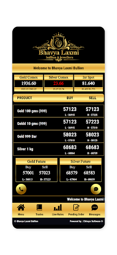 Android application Bhavya Laxmi Bullion screenshort