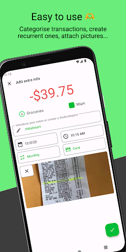 Financiator - Expense Manager Screen 3