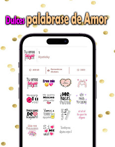 Captura de Pantalla 9 Stickers de Amor - Romanticos android