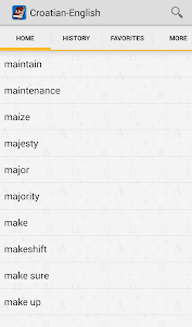 Croatian&lt;&gt;English Dictionary