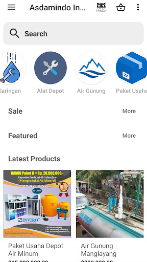 Android application Asdamindo screenshort