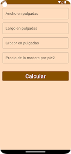 Calculadora de Madera