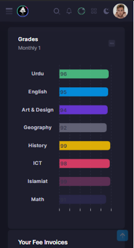 Wi3bit webview Screen 2