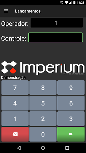 Android application Imperium FrontWaiter screenshort