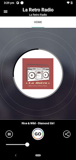 Android application La Retro Radio screenshort