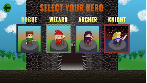 Android application Beginning of The Heroism screenshort