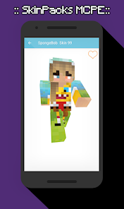 Imágen 24 SkinPacks Sponge for Minecraft android
