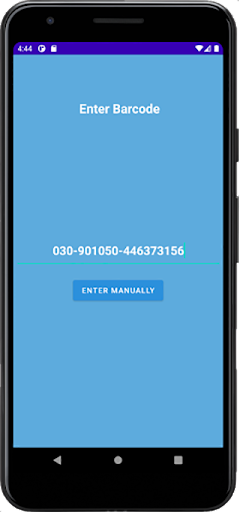 Android application Inspire Merchant Scanner screenshort