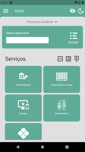 Conta BSV bank Screen 2