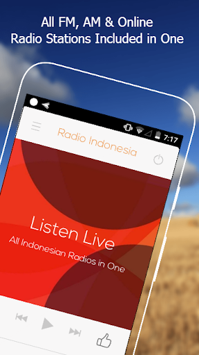 Android application All Indonesia Radios in One screenshort