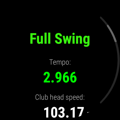 Screenshot of Trueshot Swing Tempo