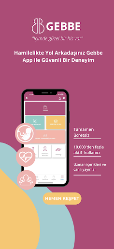 Android application Gebbe - Gebeliğin Her Anında screenshort