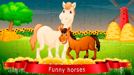 Android application Puzzles about horses screenshort