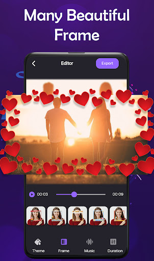 moR : Photo Video Status Maker Screen 3