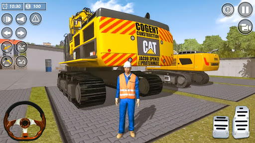 JCB Game: Snow Construction 3D screenshot 2