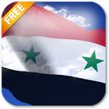 3D Syria Flag Live Wallpaper icon