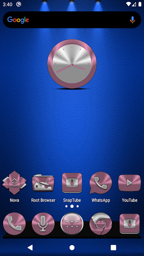 Android application Lilac Purple Icon Pack screenshort
