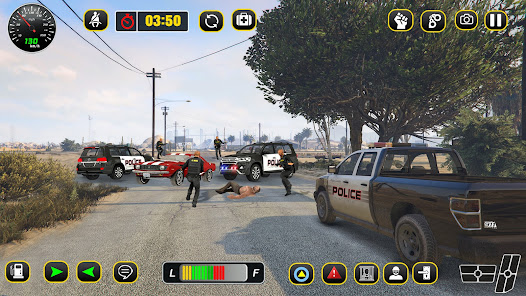 Captura 5 Coche policía: Chor Wali Juego android