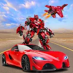 Cover Image of Download Air Jet Fighter Car Transform  APK