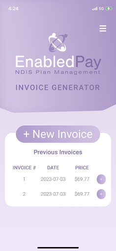 Android application EnabledPay screenshort