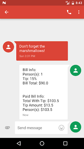 Free Tip Calculator Screen 3