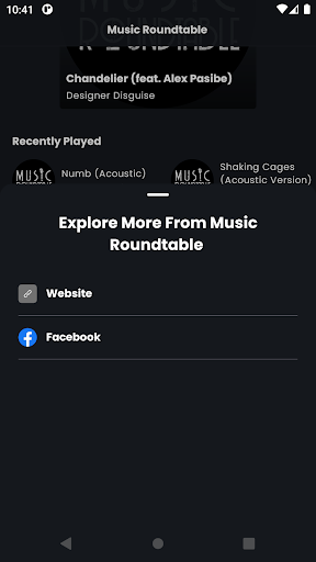 Music Roundtable Screen 3