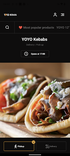 Android application YOYO Kebabs Newry screenshort