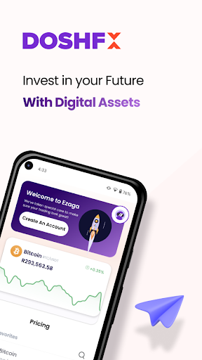 Android application DoshFX Buy Bitcoin and Crypto screenshort