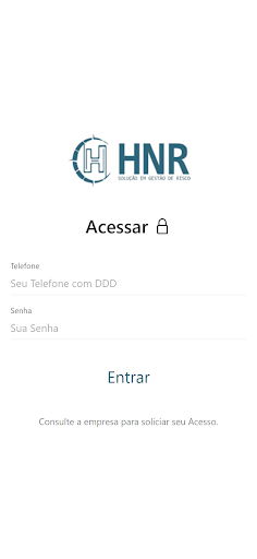Android application HNR Motorista screenshort
