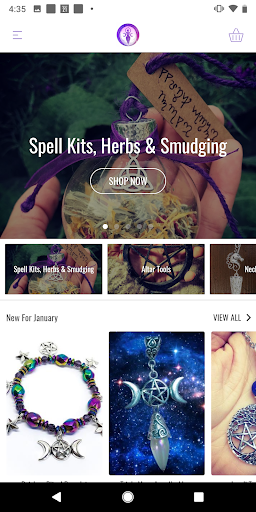 Android application MoonChild Spiritual Emporium screenshort