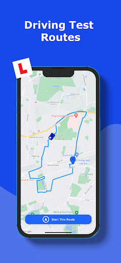 Android application Driving Test Routes RouteBuddy screenshort