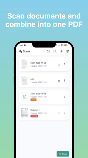 Scannie - Scans to PDF