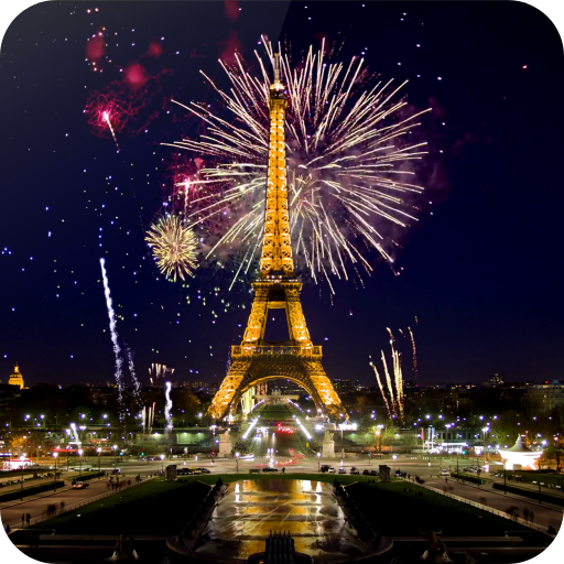 Fireworks in Paris Video Wall logo