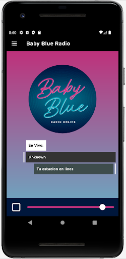 Baby Blue Radio Screen 2