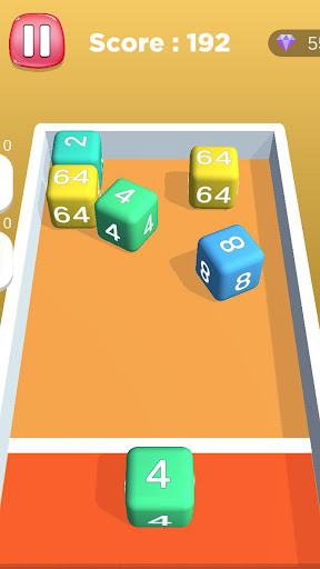 Chain 2048 Merge Game 3D Screen 2