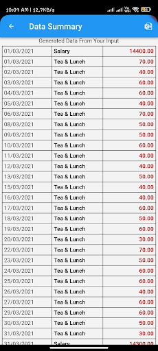 Expense Report Generator