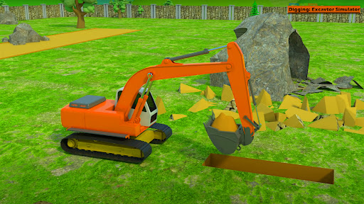 Android application Digging: Excavator Simulator screenshort