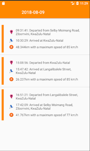 Android application EWC Quick Track screenshort