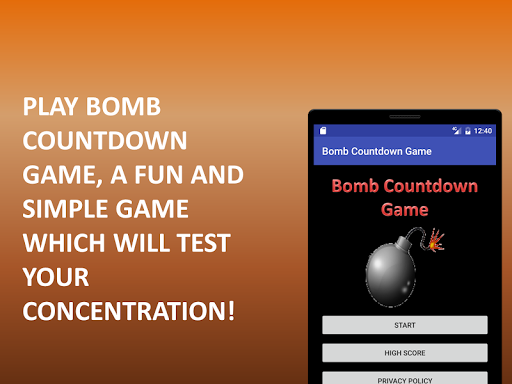 Android application Countdown Game screenshort